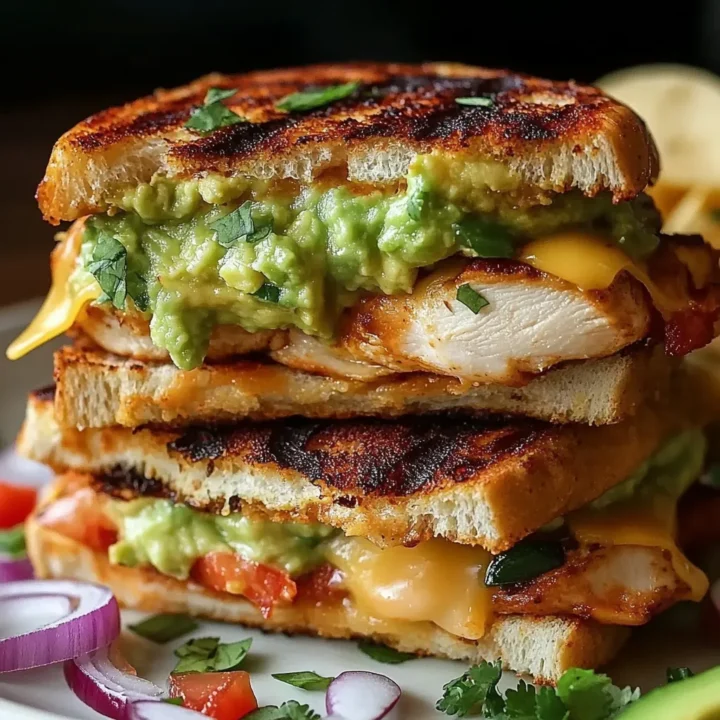 Chicken Avocado Melt Sandwich Recipe