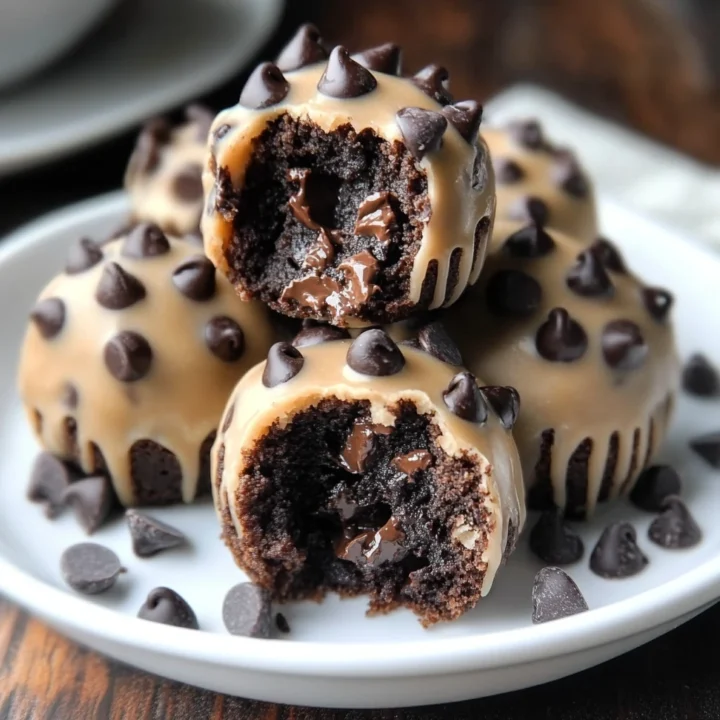 Chocolate Chip Cookie Dough Bombs