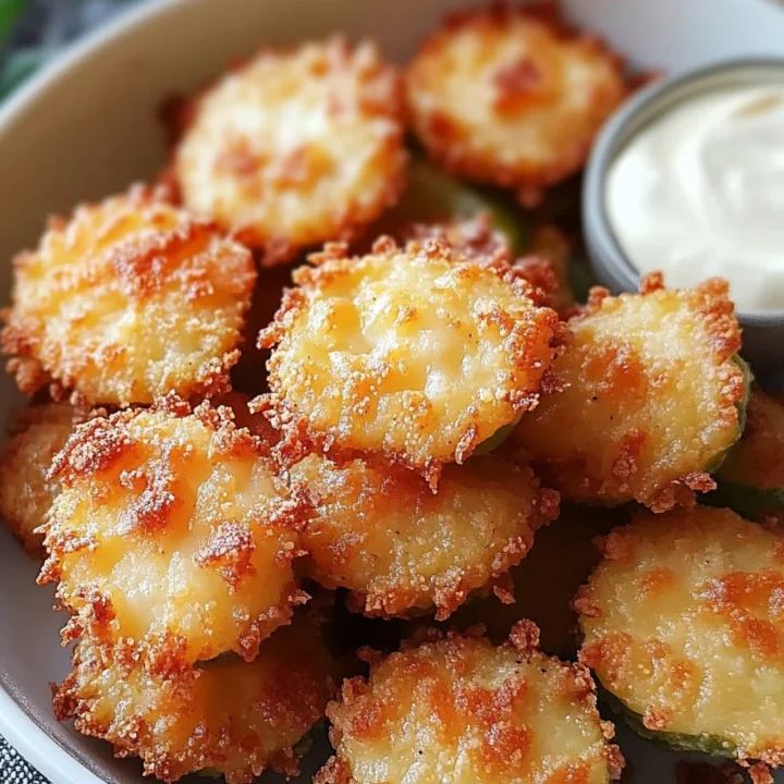 Crispy Pickle Cheese Snack Bites: A Delightful Crunch in Every Bite