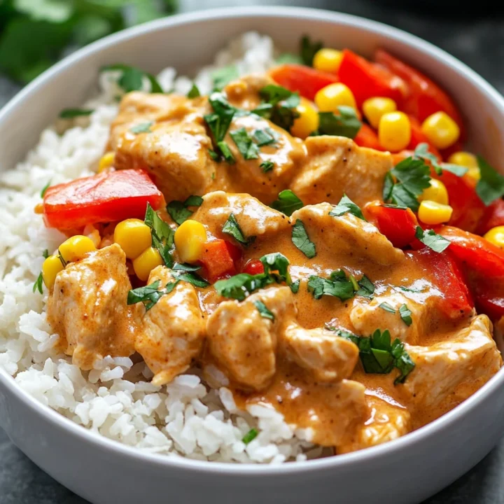 Creamy Cajun Chicken Rice Bowls
