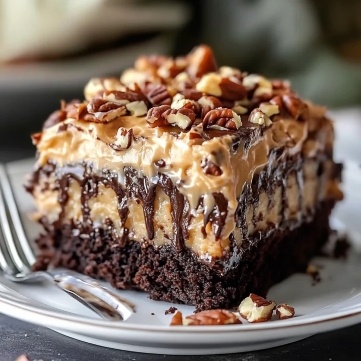 German Chocolate Poke Cake: A Decadent Delight