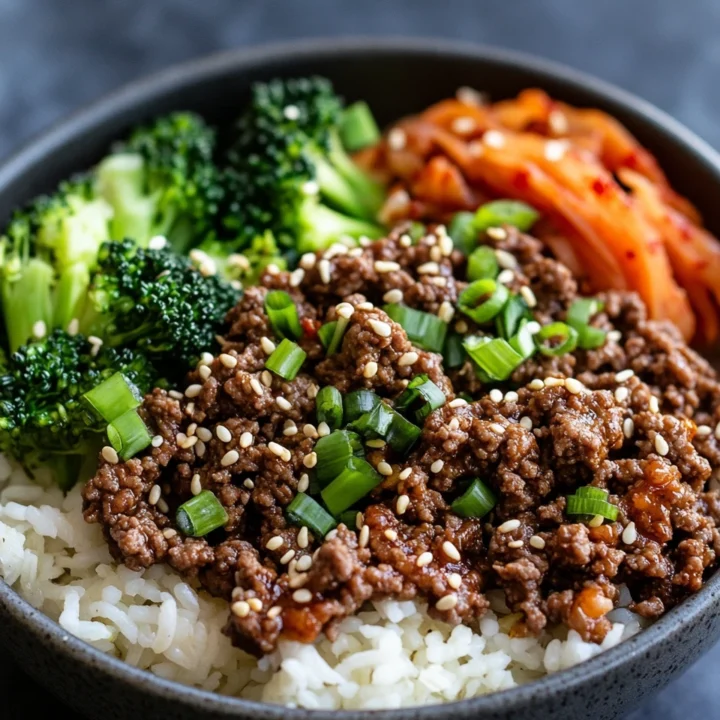 Korean Ground Beef Rice Bowl: A Delicious and Nutritious Recipe