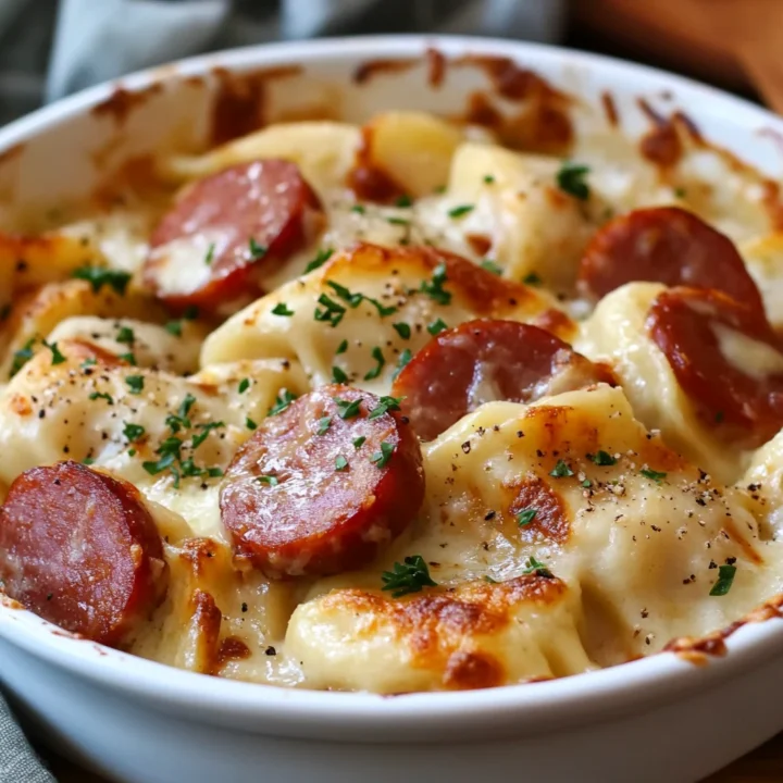 Easy Kielbasa Pierogi Bake Recipe
