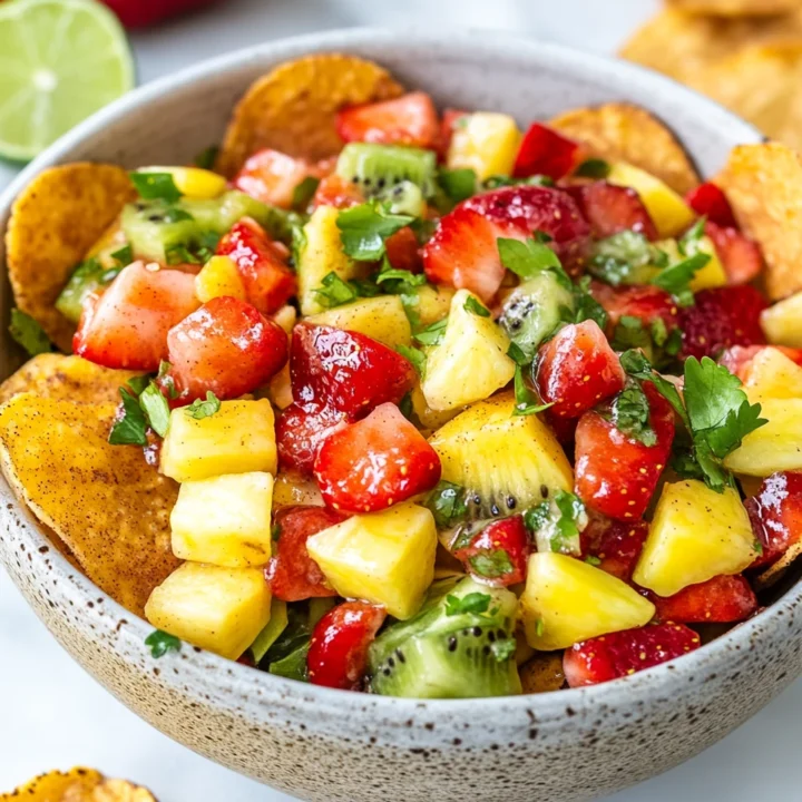 Fruit Salsa Cinnamon Chips