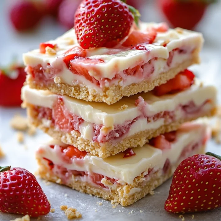 Strawberry White Chocolate Bars: A Deliciously Sweet Treat