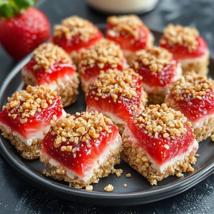 Sweet Strawberry Crunch Bites Recipe