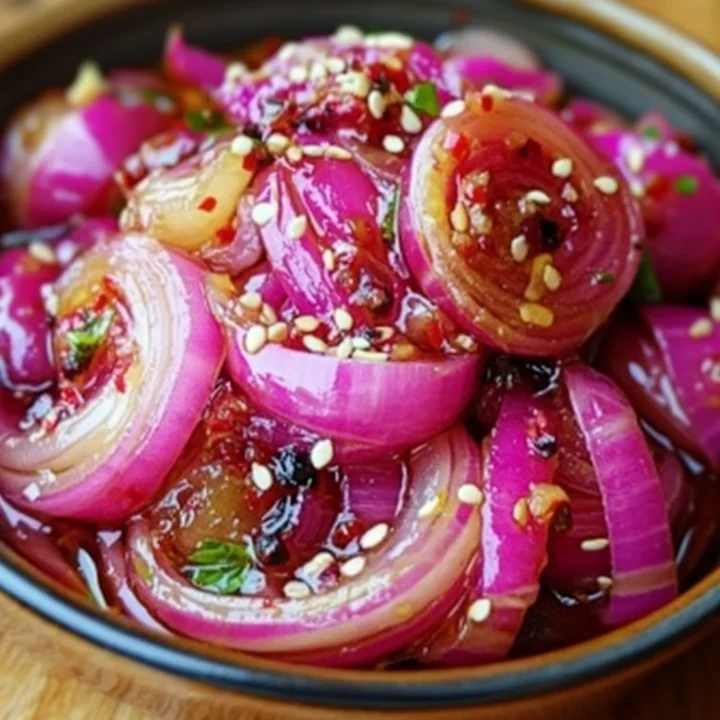 Tangy Asian Style Pickled Onions