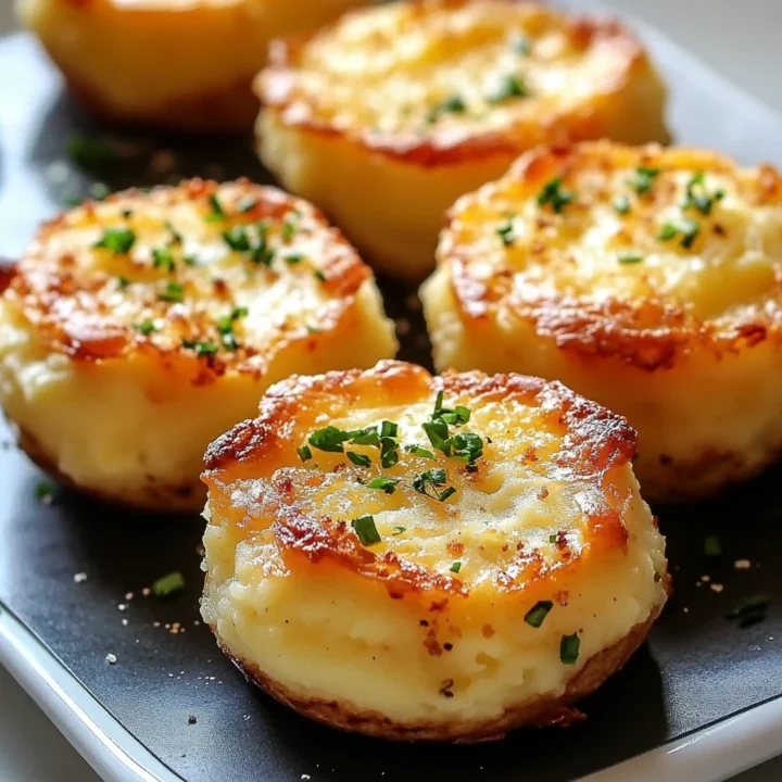Cheesy Mashed Potato Puff Bites