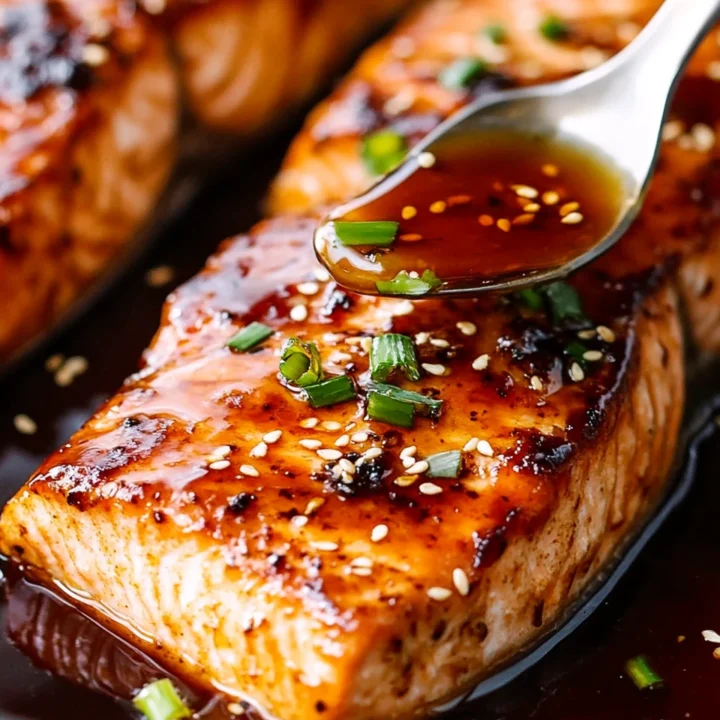 Honey Garlic Glazed Salmon Recipe