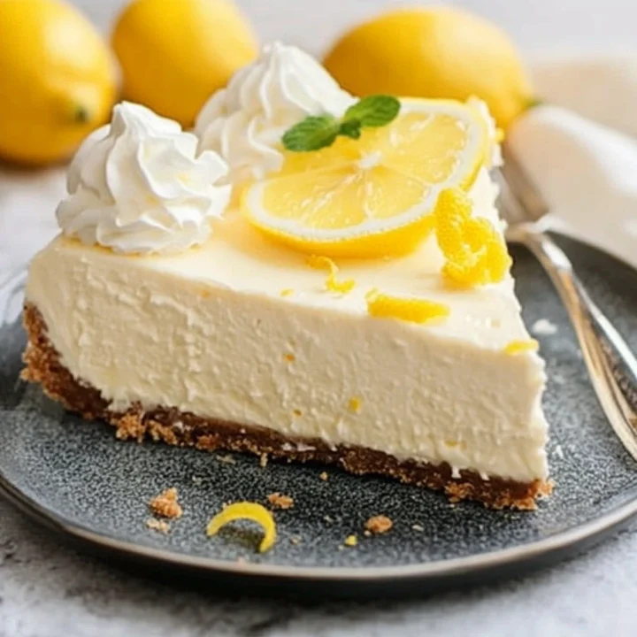 Keto No Bake Lemon Cheesecake