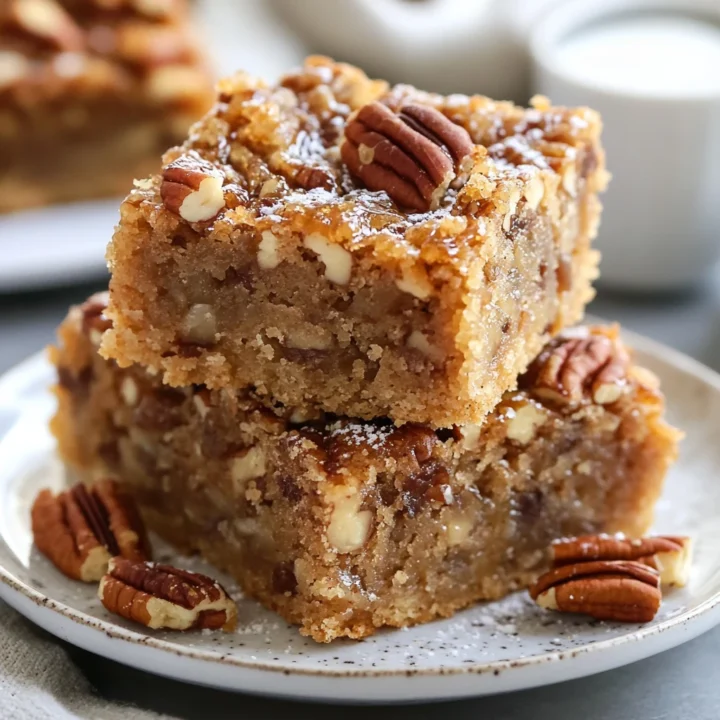 Brown Butter Maple Pecan Snack Cake Squares