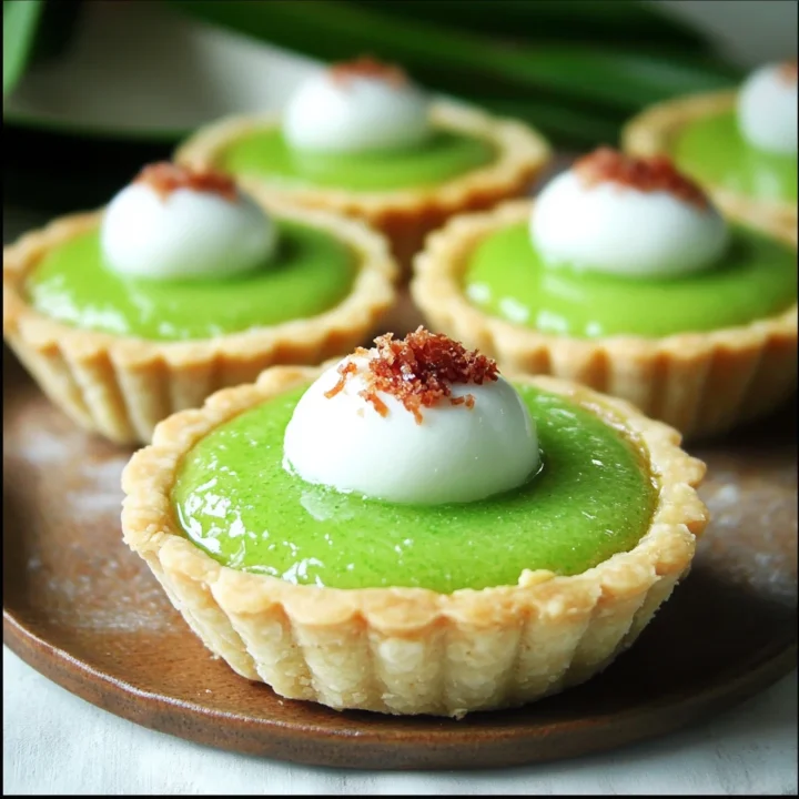 Thai Pandan Coconut Tarts