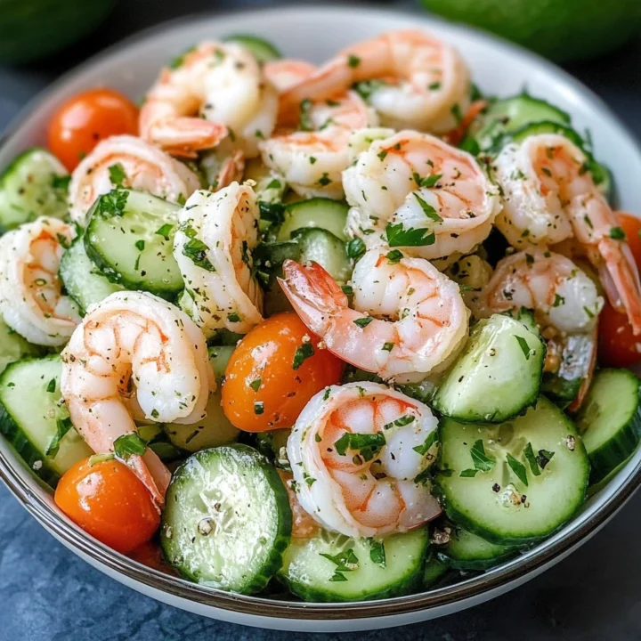 Fresh Cucumber Shrimp Salad Recipe