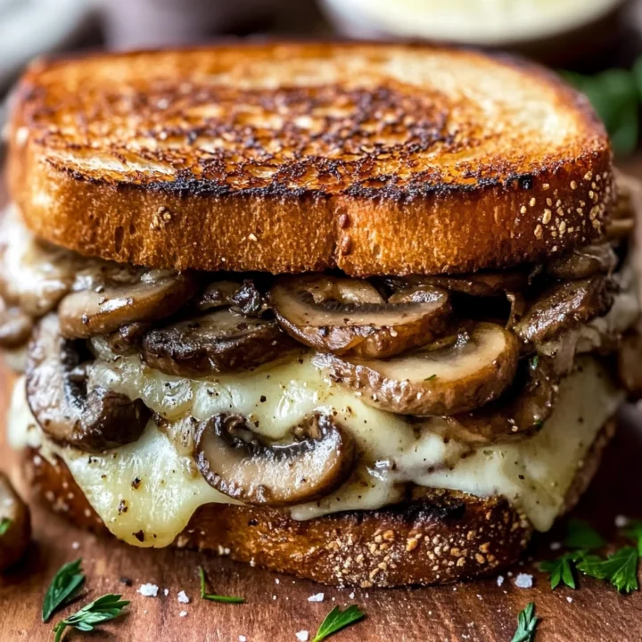 Swiss Mushroom Melt Sandwich Recipe