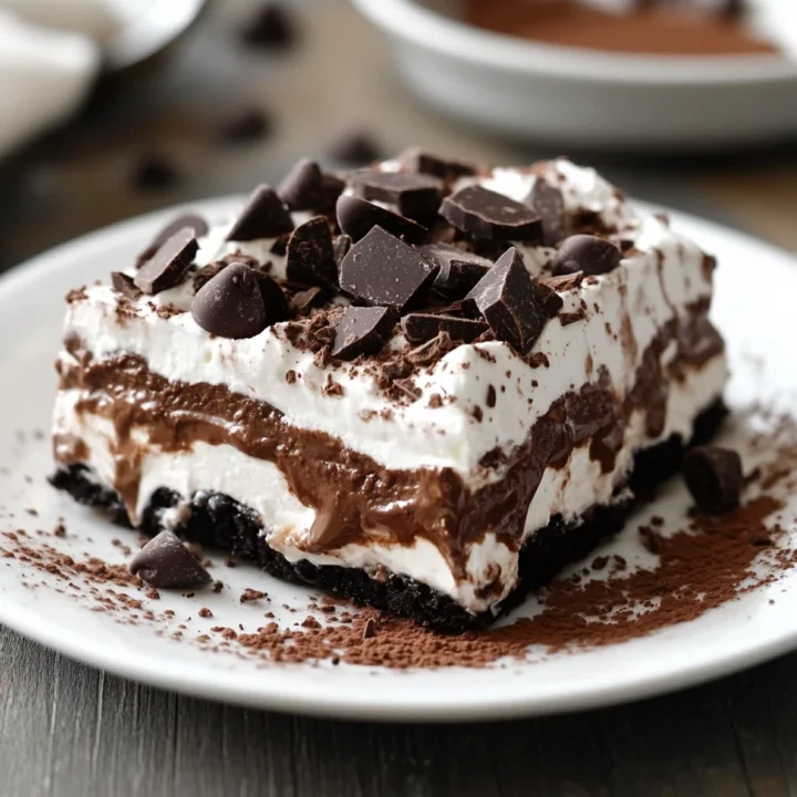 Chocolate Lasagna: A Decadent No-Bake Delight