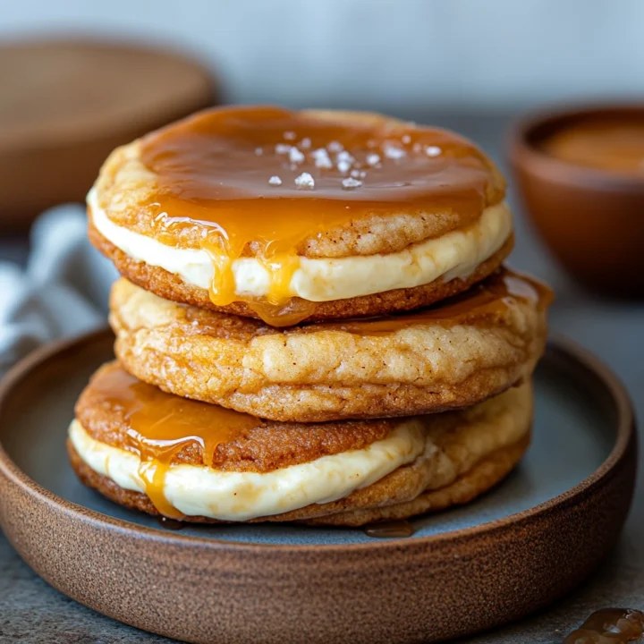 Soft Caramel Cheesecake Cookies Recipe