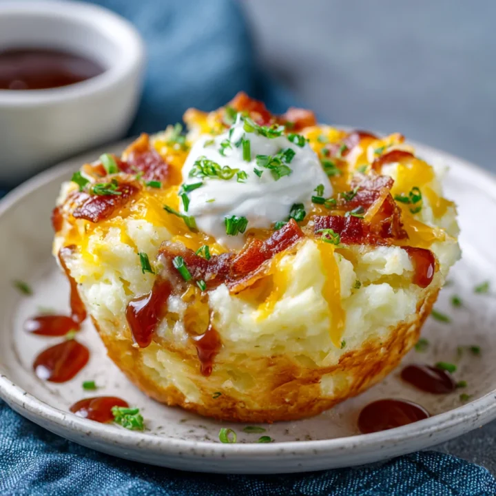 Stuffed Mashed Potato Nests Recipe