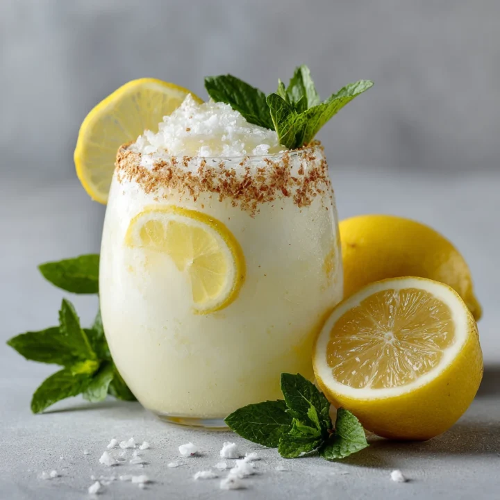 Creamy Lemonade Bliss Summer Drink