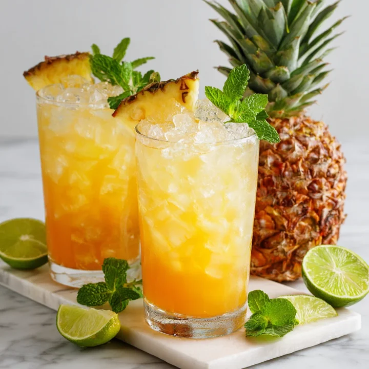 Tropical Pineapple Mango Rum Punch