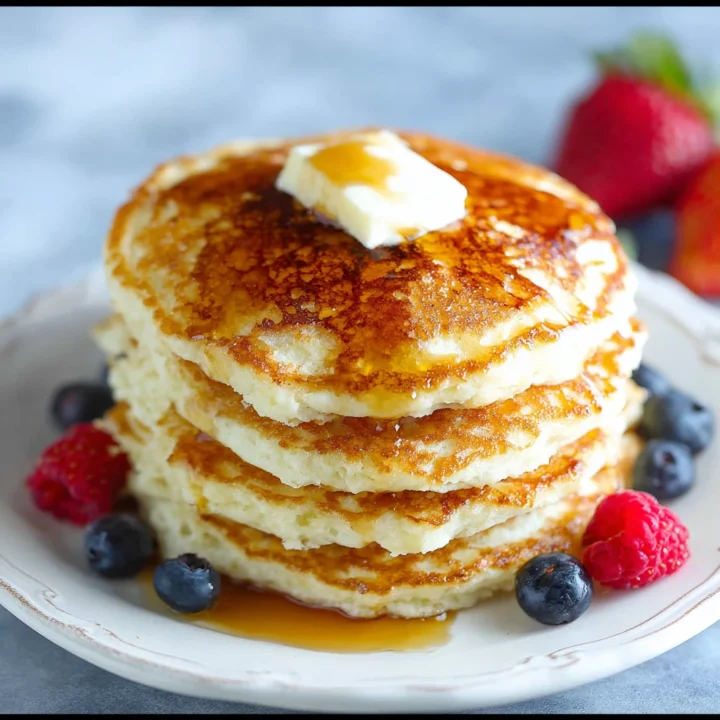 Fluffy Homemade Pancakes Recipe