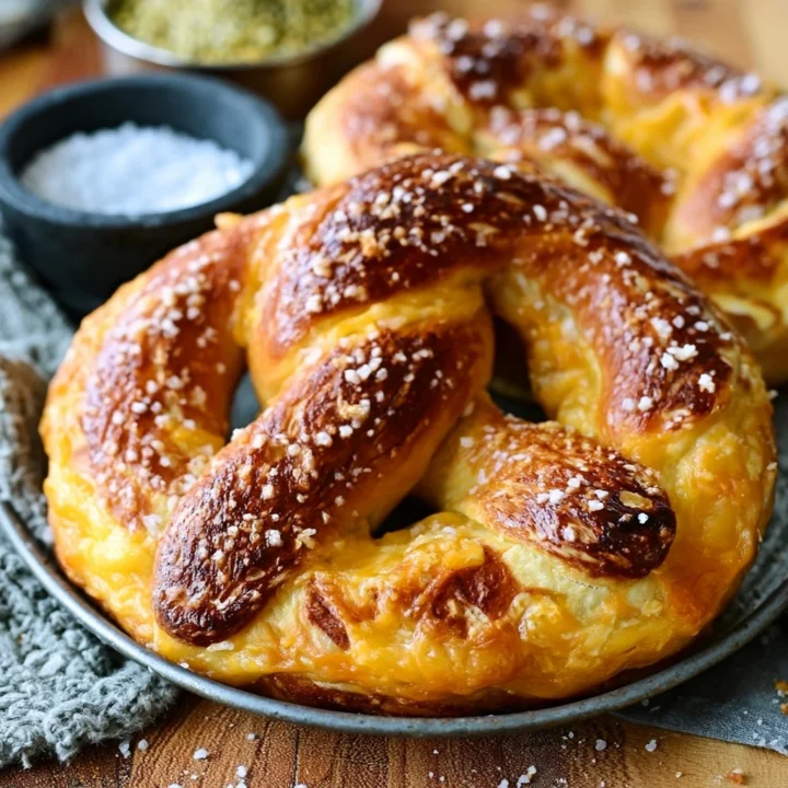 Cheese Stuffed Soft Pretzel Recipe