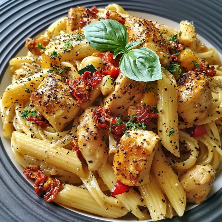 Honey Pepper Chicken Pasta Recipe