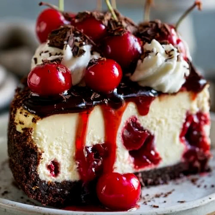 Black Forest Cherry Cheesecake