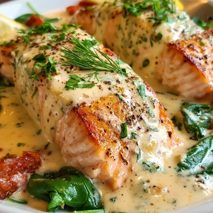 Creamy Marry Me Salmon Recipe