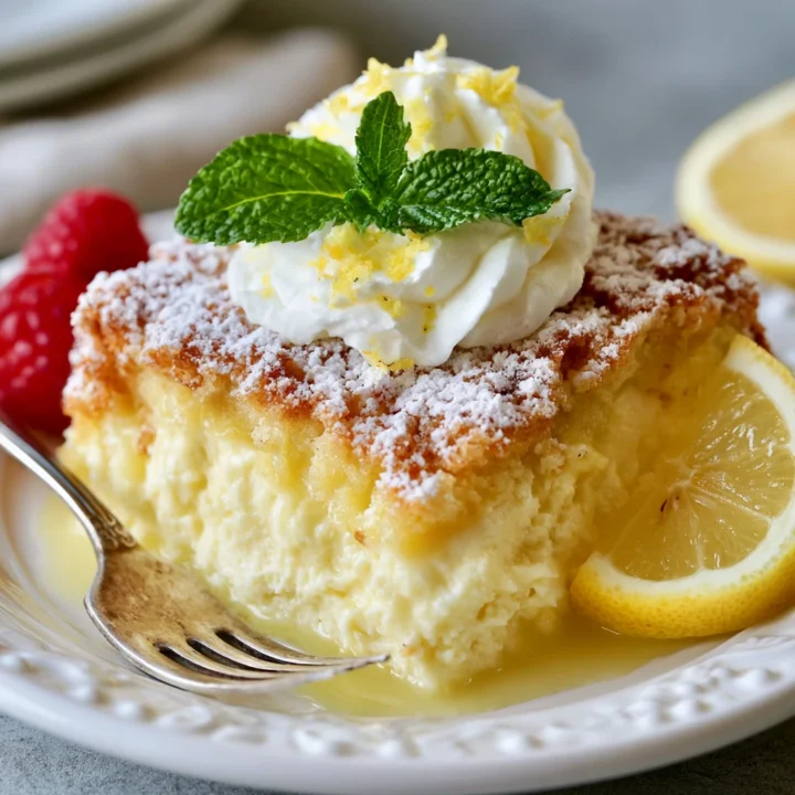 Lemon Cream Cheese Dump Cake
