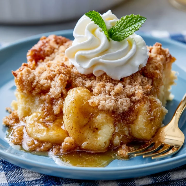 Southern Banana Cobbler Dessert Recipe